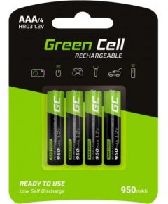 Green Cell 4x Akumulator AAA HR03 950mAh