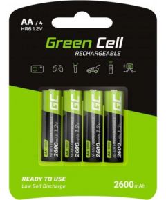 Green Cell 4x Akumulator AA HR6 2600mAh