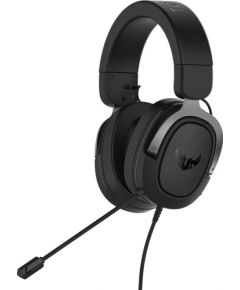 Asus 3.5 mm, TUF GAMING H3, Gun metal/Black, Built-in microphone