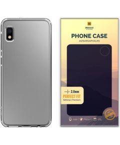 Mocco Original Clear Case 2mm Aizmugurējais Silikona Apvalks Priekš Samsung A102 Galaxy A10E Caurspīdīgs (EU Blister)