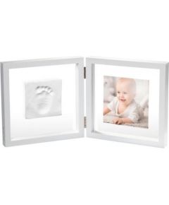Baby Art Baby Style dubultais komplekts mazuļa pēdiņas vai rociņas nospieduma izveidošanai ar krāsu vai masu, balts - 3601095800