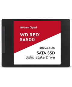 WD Red SA500 NAS SSD 2.5'' 500GB SATA/600, 560/530 MB/s, 7mm, 3D NAND