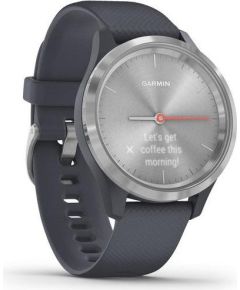 Garmin vivomove 3S S/E Sport, серебристый/синий