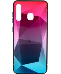 Mocco Stone Ombre Back Case Silikona Apvalks Ar Krāsu Gradientu Priekš Apple iPhone X / XS Rozā - Zils