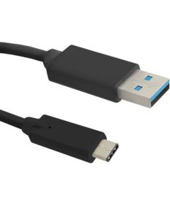 Qoltec Cable USB 3.1 Type C male | USB 3.0 A male | 0.25m