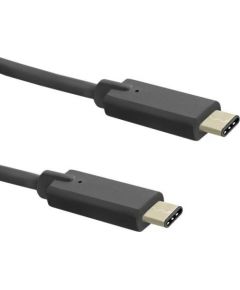 Qoltec Cable USB 3.1 type C male | USB 3.1 type C male | 1m