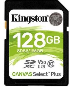 MEMORY SDXC 128GB C10/SDS2/128GB KINGSTON