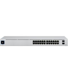 Switch|UBIQUITI|USW-24-POE|Type L2|Desktop/pedestal|Rack|24x10Base-T / 100Base-TX / 1000Base-T|2xSFP|PoE ports 24|32 Watts|USW-24-POE