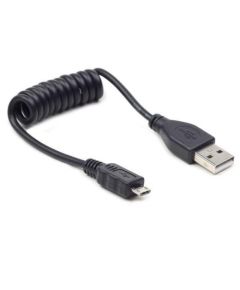 Gembird micro USB cable 2.0 coiled cable   0.6m