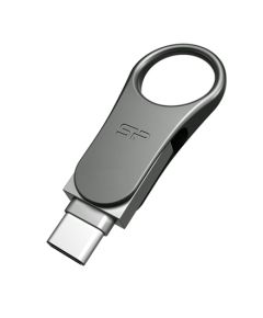 Silicon Power Mobile C80 64 GB, USB 3.0, Titanium