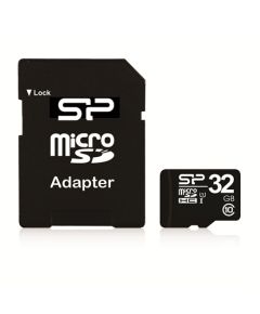 Silicon Power 32 GB, MicroSDHC, Flash memory class 10, SD adapter