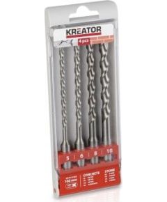 Urbju SDS komplekts betonam 5, 6, 8, 10x160mm 4gab. Kreator