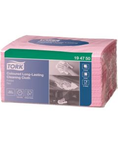 Lupatiņas TORK PREMIUM W8 sistemai,izmēri: 38 x 30 cm., 40gab./iepak., rozā krāsā
