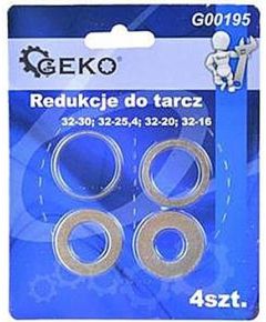 Zāģa ripu redukcijas gredzenu komplekts (4gab.) Geko