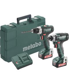 12V komplekts BS 12  + SSD 12 / 2 x 2,0 Ah, Metabo