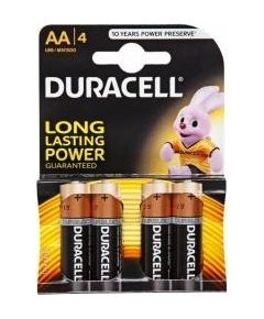 Baterijas Duracell AA Alkaline 4pack