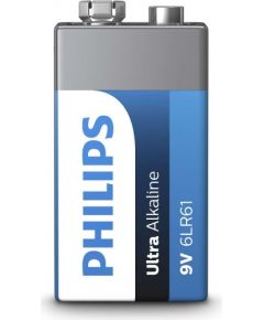 PHILIPS 6LR61E1B/10 baterija krona Ultra Alkaline 9V