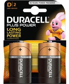 Duracell Dur D/2 Plus Power