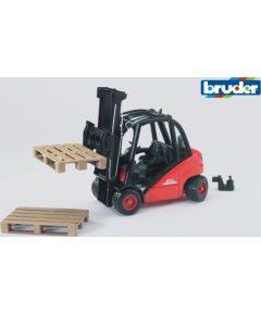 BRUDER Linde fork lift H30D with 2 pallets, 02511