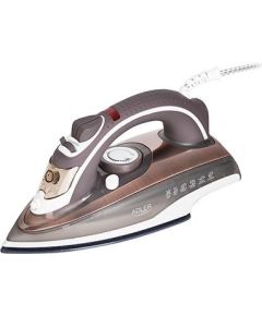 Adler Steam iron AD 5030 Brown, 3000 W, Steam, Continuous steam 20 g/min, Anti-drip function, Anti-scale system, Water tank capacity 310 ml