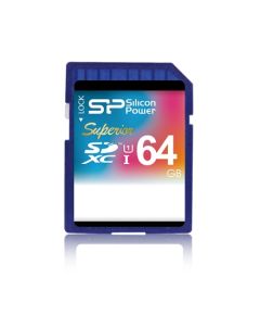 Silicon Power Elite UHS-I 64 GB, SDXC, Flash memory class 10, No