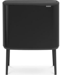 BRABANTIA atkritumu tvertne Bo Touch Bin, 11l + 23 l, Matt black - 316203