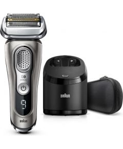 BRAUN 9365CC elektriskais skuveklis Wet & Dry, sudraba Skuvekļi vīriešiem