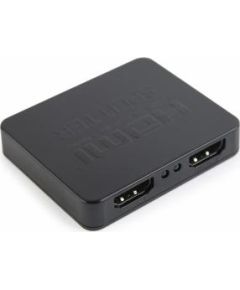 Adapteris Gembird HDMI Splitter Male - 2 x HDMI Female Black