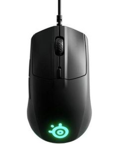 SteelSeries Rival 3 Gaming Mouse, Wired, Black