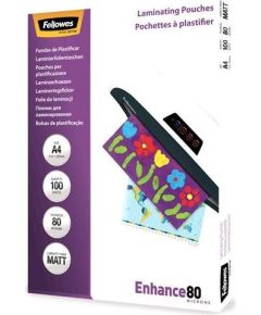 Fellowes Pouch (80 micr) A4 100PCS matētas laminēšanas plēves