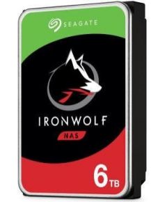 HDD|SEAGATE|IronWolf|6TB|SATA 3.0|256 MB|7200 rpm|Discs/Heads 4/8|3,5"|ST6000VN001