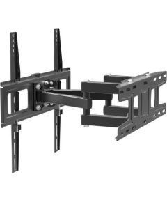 Electriclight TV stiprinājums pie sienas 26-55 collas, līdz 35kg, melns - REDOX 35
