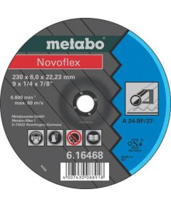 Slīpēšanas disks 125x6mm A24 Novoflex, Metabo