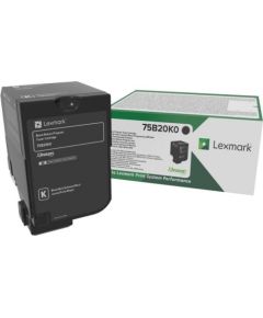 Lexmark 75B20K0 Cartridge, Black, 13000 pages