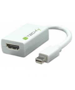 Techly Mini DisplayPort male to HDMI female adapter,  , 15cm