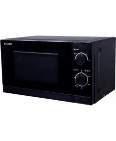 SHARP R200BKW mikroviļņu krāsns, 20L 800W melna