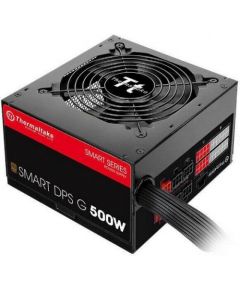 Power Supply|THERMALTAKE|500 Watts|Efficiency 80 PLUS BRONZE|PFC Active|MTBF 120000 hours|PS-SPG-0500DPCBEU-B