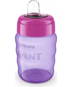 Philips Avent Easy Sip mācību krūzīte,  9M+, 260ml, silikona snīpis, rozā - SCF553/03