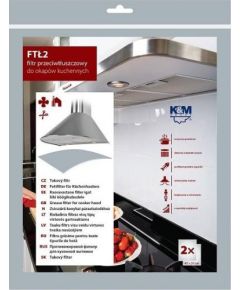 K&M Universālais filtrs virtuves tvaika nosūcējam (2gb)