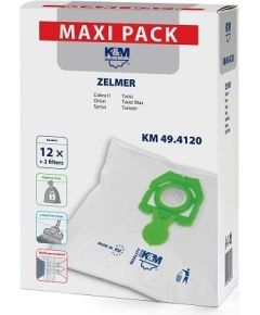 K&M oдноразовые мешки для пылесосов ZELMER (12шт)