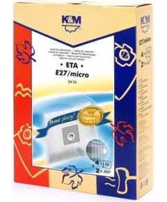 K&M Oдноразовые мешки для пылесосов ETA (4шт)