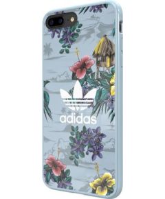 Adidas Floral Case Plastikāta Apvalks Priekš Apple iPhone X / XS Zils (EU Blister)