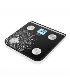 Gallet Personal scale  GALPEP712 Maximum weight (capacity) 150 kg, Accuracy 100 g, Memory function, 10 user(s), Black with motive