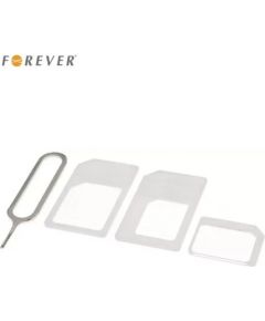 Forever 3in1 SIM Kartes adapteris - visu veidu no - Nano - Micro - Standart SIM (Blister)