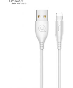 Usams US-SJ266 U18 Flexi PVC Универсальный Lightning на USB Кабель Данных и Заряда 2А с Круглым коннектором Белый