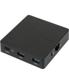 TARGUS USB-C ALT-MODE D412 TRAVEL DOCK BLACK