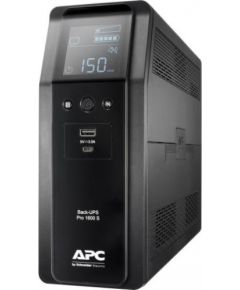 APC BACK UPS PRO BR 1600VA, SINEWAVE,8 OUTLETS, AVR, LCD INTERFACE