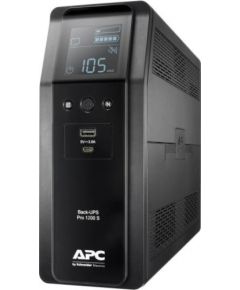 APC BACK UPS PRO BR 1200VA, SINEWAVE,8 OUTLETS, AVR, LCD INTERFACE