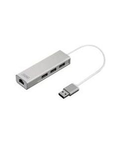 DIGITUS USB3.0 3-Port HUB&GLAN Adapter