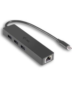 I-TEC USB C Slim HUB 3 Port Giga Lan